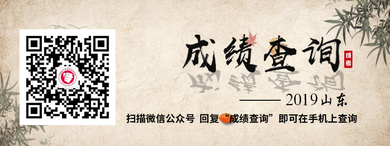 2019年山東成人高考成績查詢入口