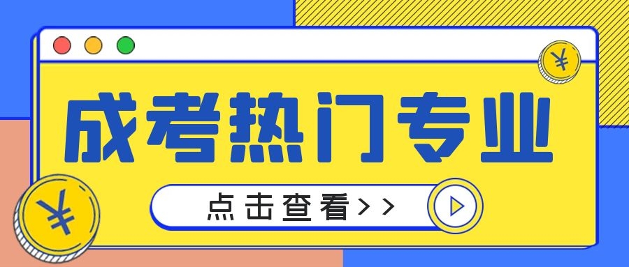 成考熱門專業