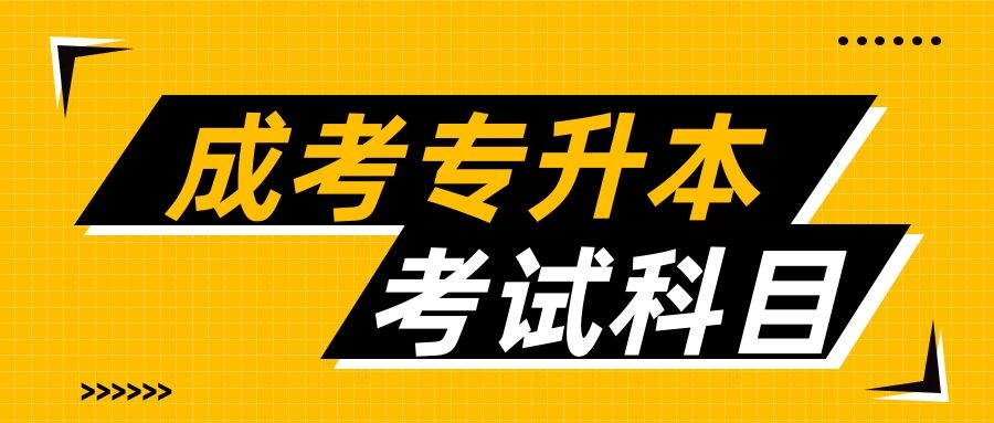 成考考試科目