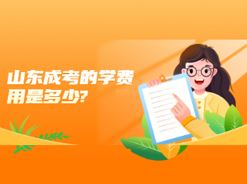 山東成考的學費用是多少?