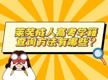 萊蕪成人高考學籍查詢方法有哪些?