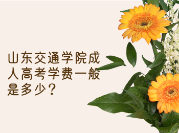 山東交通學院成人高考學費一般是多少?