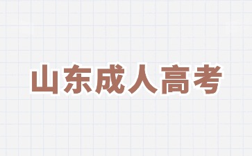 2024年山東成人高考考試科目分別是什么?