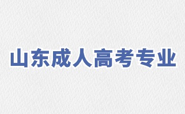 2024年山東成人高考適合女生報考的專業(yè)